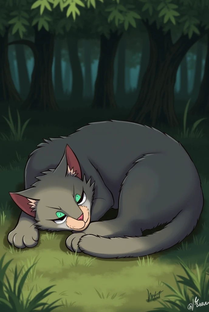 (feral:1.4), (quadrupedal:1.4), fluffy, in a field, \(pokemon\), (Black cat:1.2), (((quadruped, feral, feline))), (in heat:1.4), (Shy expression:1.4), (by Rukifox:1.2), blushing, (petite:1.4), (petite hips:1.4), (petite body:1.4), (solo:1.4), (petite:1.4), (Innie pussy:1.4), animal_anus, (Plump labia:1.2), (Laying on side:1.2), (Leg up:1.2), (three-quarter view:1.2), (Black fur:1.4), (Black crotch:1.4), (pussy juice:1.2),