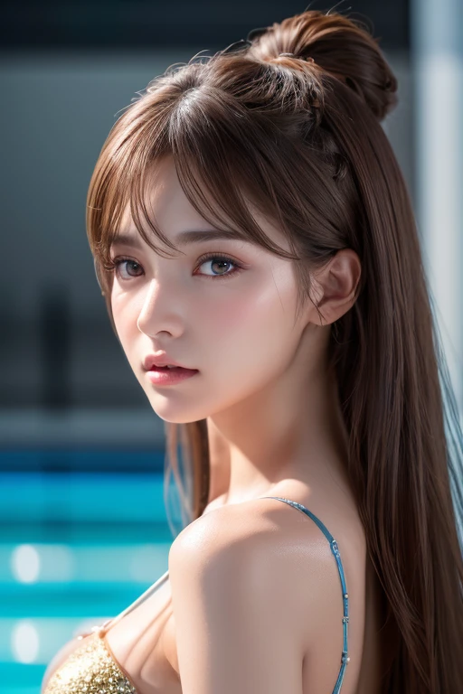 1girl,(20 years old:1.2),cute girl,famous japanese idol,kawaii,realistic body,good figure,black hair,thick hair,(twintails:1.2),(wavy hair:1.2),(hair ribbon:1.2),(blunt bangs:1.2),braided hair,cute,young,cute face,pretty face,realistic face,make up,powder blusher,beautifully detailed eyes,drooping eyes,round eyes,(beautiful big eyes:1.2),large blue eyes,beautiful and clear eyes,eye make up,double eyelid,tear bag,(fair skin,shiny skin:1.5),supermodel body,supermodel,(Perfect body:1.5),earrings,jewelry,<lora:detailed_eye:0.3>,<lora:ran:0.3>,<lora:zyd232_ChineseGirl_v4_2:0.75>,<lora:GoodHands-vanilla:1>,<lora:add_detail:1>,girl idol,(blurred background:1.5),(natural pose:1.5),<lora:epi_noiseoffset2:1>,((Hasselblad photography)),sharp focus,(cinematic lighting),night,soft lighting,dynamic angle,(((tennis field))),outside,(gigantic breasts:0.67),nsfw,jav,