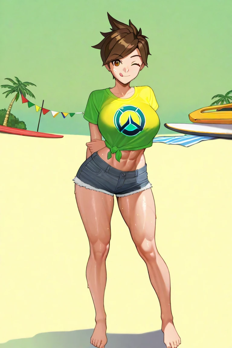 (Best quality, 8k, 32k, Masterpiece, UHD,:1.2),RAW, human, 1girl,ultra cute , ultra cute, natural lighting,transparent shining eyes, 20yo,medium breast ,femur, fair complexion , flushed face, absurdres, delicate girl, cowboy shot, (thighs, from Below:1.3), shiny skin, (track uniforms, sportswear, sports bras, sports bikinis:1.3), rikujou, track and field, short hair, sharp focus,highest detailed, extreme detailed, ultra detailed, finely detail, detailed eyes and face, (smile:0.8), (bokeh background:1.2), wedgie, (erect nipple:0.8), underboob