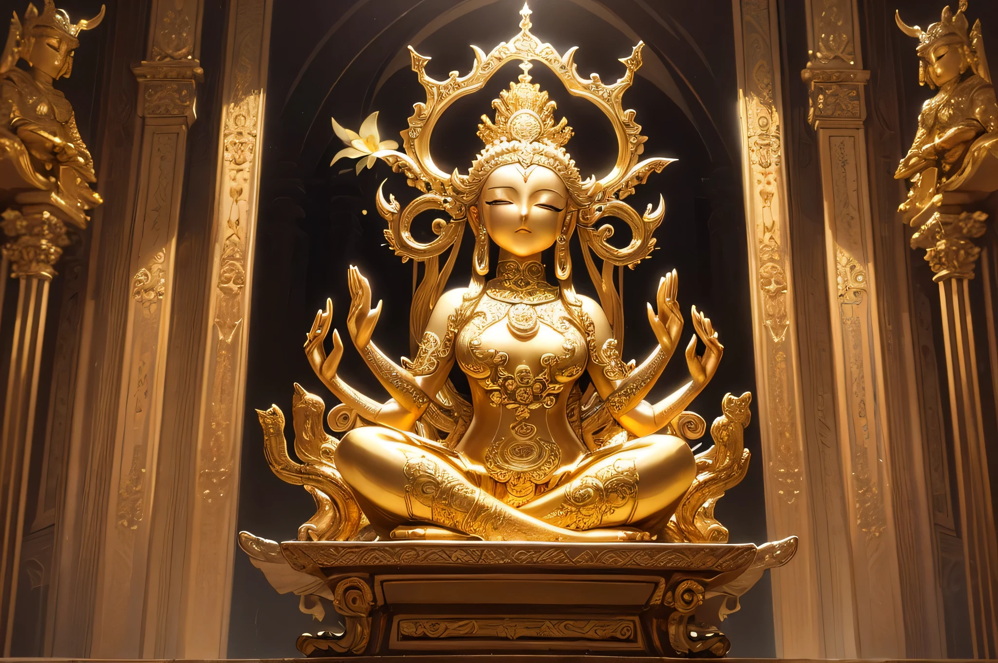 A very Huge Idol Of lord Durga 
