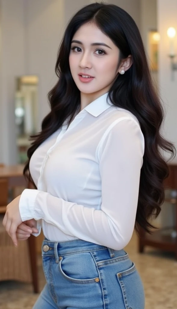 (best quality,4k,8k,highres,masterpiece:1.2),ultra-detailed,(realistic,photorealistic,photo-realistic:1.37), MMTD Burmese patterned traditional dress, beautiful lady wearing the dress, detailed eyes and face, long eyelashes, wear pearl necklaces and gold bracelets, soft natural lighting ,ancient city,standing full body details