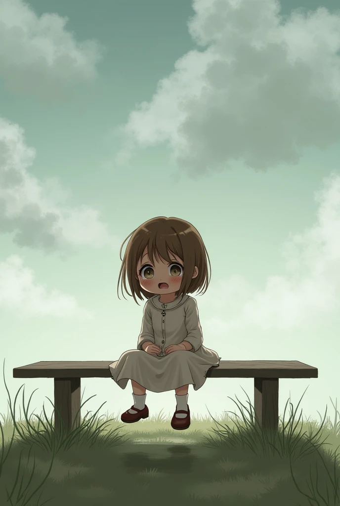 Two-dimensional loli squatting toilet peeing overlook --auto