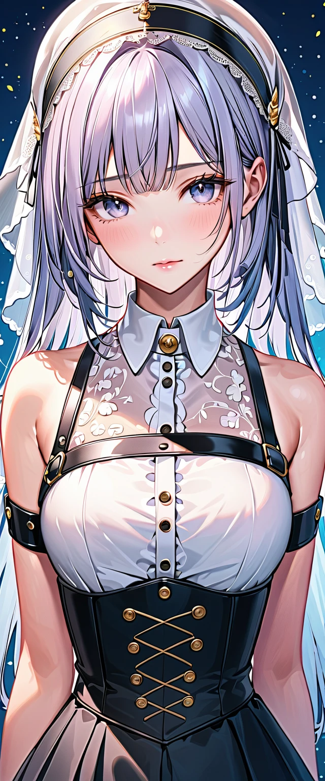 top-quality、Full limbs、(photorealistic:1.2)、complete fingers、1 beautiful woman、beautiful detailed eyes、super detailed skin、sweat、oil、Slender beauty、straight haired、blown hair、french braid、blunt bangs、head tilt、((white Nurse bikini、erectile nipples、very skinny))、cleavage、white nurse hat、White pantyhose、hospitals、Hospital Room、on Patient bed、(stethoscope)、((((vulgarity))))、(small breasts、nipples pointing up:1.5),( Kotone Sasaki:1.7)
