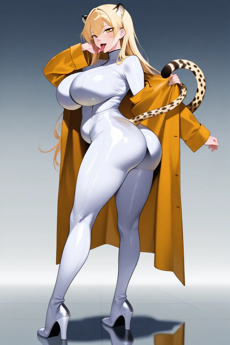 Full body, masterpiece, 1solofemale drow dark elf skin OR purple grey skin standing pose (yellow tiger bikini) bikini, long white hair, strong body, abs, Ultra Quality, shiny skin, Atmospheric, 8K, Cinematic ((pink bedroom background)) BREAK, sunglasses (wet body :1.2) ultra-detailed face, detailed lips, detailed eyes, double eyelid, sensual low-necked dress, open neckline, side pose, visible curves, sunglasses, muscular turned leg, far shot view from below
