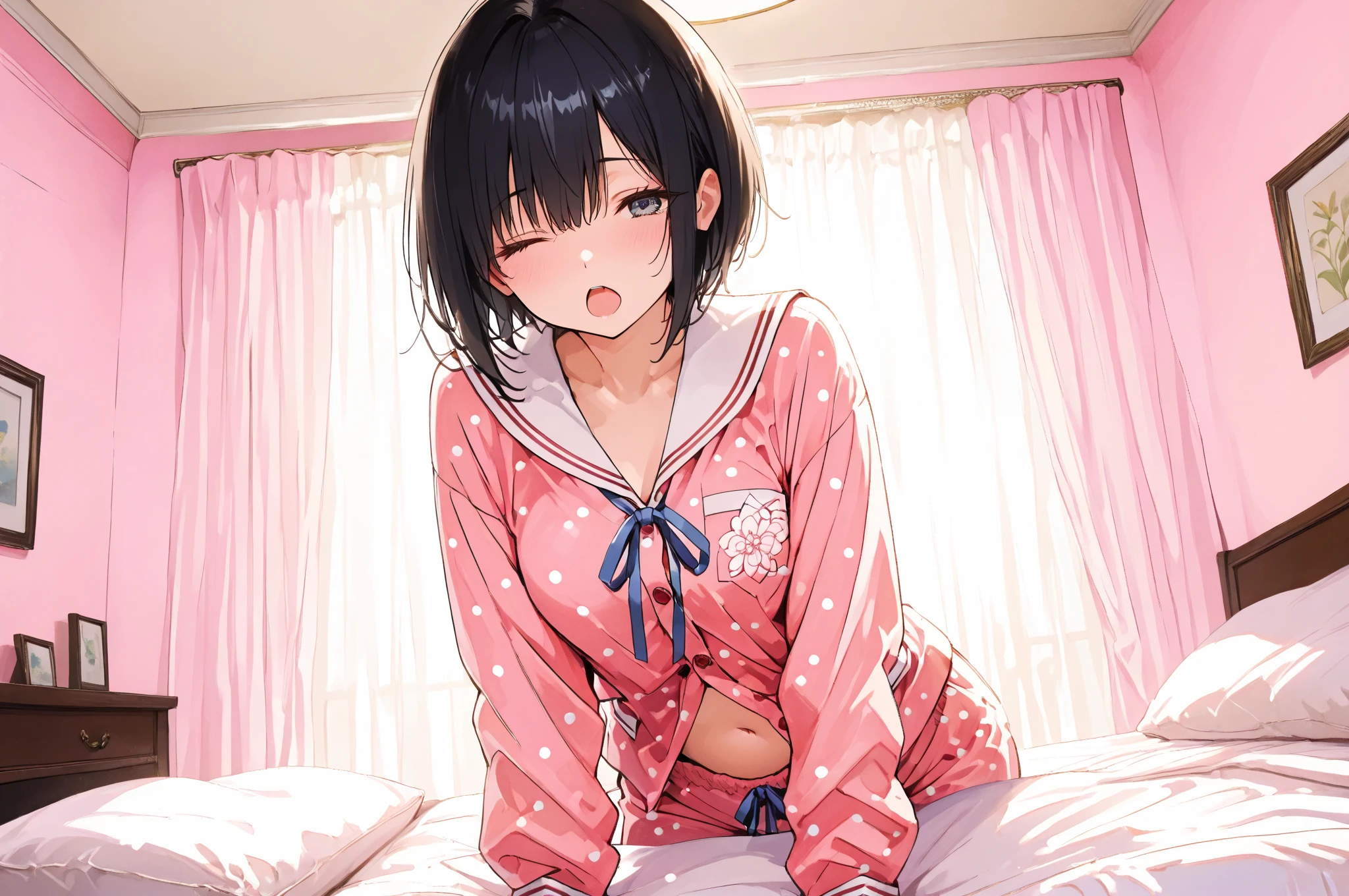 And soul、Stickers、Subjective:1.85、1 beautiful 3 year old girl:1.85、a bit、(((Baby Face:1.85、Baby Face:1.85、Baby Face:1.85、Extreme close-up photo of super flat chest:1.85、Pink pajamas、I mainly draw small breasts.、Super flat chest nipples:1.85、Loving smile、Super flat chest nipples:1.85、Short length、short hair、Photo from directly below:1.85、On all foursPeek into:1.85、Baby Face:1.85、Baby Face:1.85、So small and so young、Ultra-flat chestの乳首:1.85、Peek into:1.85、On all fours:1.85)))、blush、On all fours:1.85、Silver Hair、On the crib、Super flat chest nipples、Baby Face:1.85、Baby Face:1.85、Baby Face:1.85、Short length、Short length、Short length、Ultra-flat chest、Ultra-flat chest、Ultra-flat chest