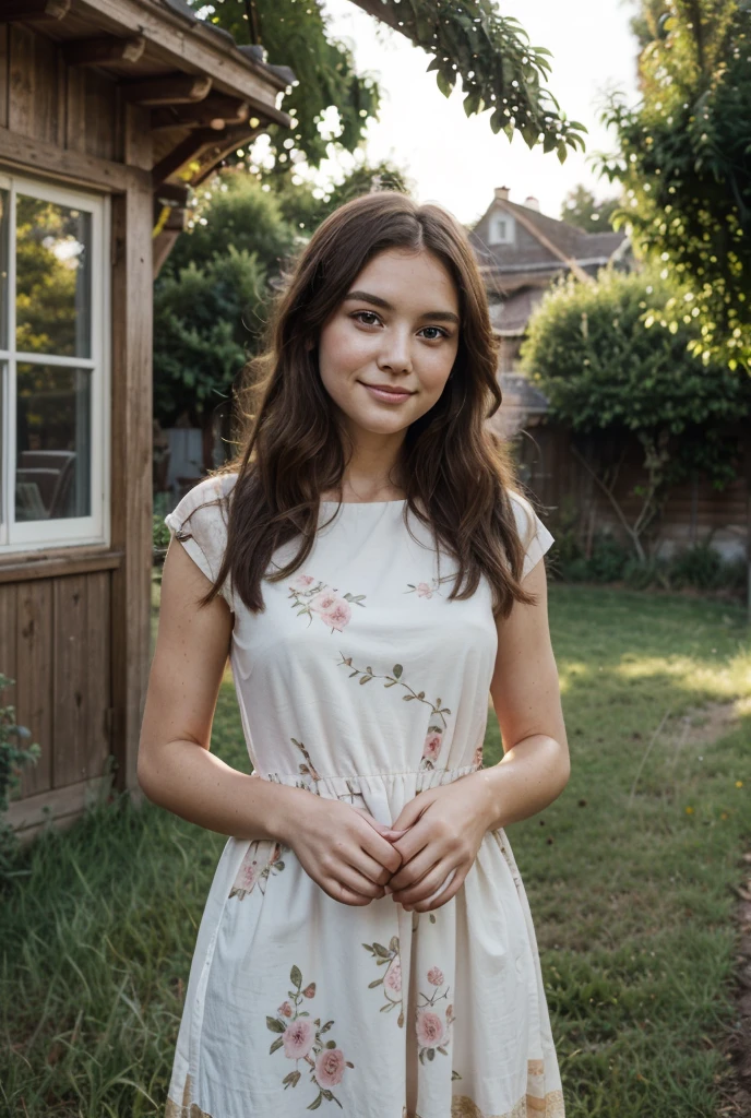 full body photo of photo of anamr <lora:AnaDeArmasV2Dogu:0.9>, smiling,ultra detailed, professional photo, field of flowers, long white dress,