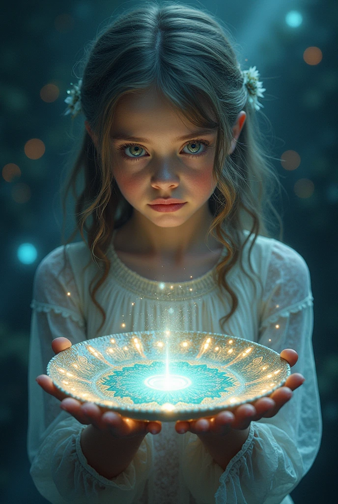 meNINAS KIDS REDHEADS BRAIDS holding a lamp in hand, verde brilhante, brilho verde, green lighting, brilho verde, photo manipulation, Magia Verde, he is casting a lighting spell, luz verde, energia verde, neon verde, Aura verde, little girl with magical powers, amazing color photograph, Luz ambiente verde, brilho radioativo verde, photo - manipulation, amazing photo