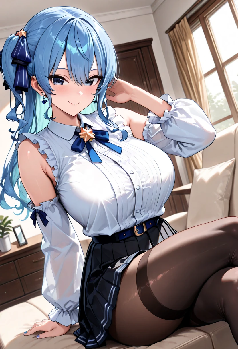 One Girl, Shiny skin, 最high quality, Tabletop, (Game CG:1.4), Browsing Caution, Beautiful face and eyes in every detail,Big Tits、Small lingerie, Severe, Cowboy Shot、Big ample breasts、((最high quality)), (Very detailed), (Very detailed CG 統合 8k 壁紙), Very detailed, High resolutionのRAWカラー写真, Professional photography,From below, (((Panties)))、I can see your face、(((A regretful look))),(((Embarrassed face)))、(((Are crying)))、(((Anguished expression)))、Glaring, Angry、(((白いPantiesが透けて見えている)))、((White underwear pattern))、Dancing、((((観客にPantiesを見られて恥ずかしがっている))))、 (((She forgot to put on her underwear so her underwear was completely visible)))、dancing, (((観客が彼女のPantiesを見て喜んでいる))), (((大勢の観客が自分のカメラを彼女のPantiesに向けて撮影している))), Nipples are visible、Full Shot、(((Her skirt is flipped up))),(born, 最high quality, masterpiece:1.5), (Realistic, Intricate details:1.2), 超High resolution, (high quality, High resolution, The finer details), alone, Curvy Women, blush, Sweat, Oily skin, Shallow depth of field,(masterpiece、最high quality、High resolution、Unity 8k wallpaper、Very detailedCG:1)、(Awareness-raising:1.0)、One Girl、最high quality、8Kmasterpiece、((software)), ((multiple girls)), (18-year-old female, Beautiful detailed woman, policewoman,( Blue Hair), ((With a shy look:1.5)), Huge breasts, Hard nipples, Slim Waist, Thick thighs, Ultra mini skirt, ((Black Pantyhose)), (((I'll lift my skirt to show you my pantyhose))), ((Leg spread)), (Please open your legs),, look down,((Skirt Lift)),(((Boldly flip up the skirt)))