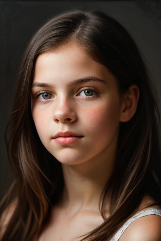 Uneasy look, norwaegian girl, 15 years old, very beautiful