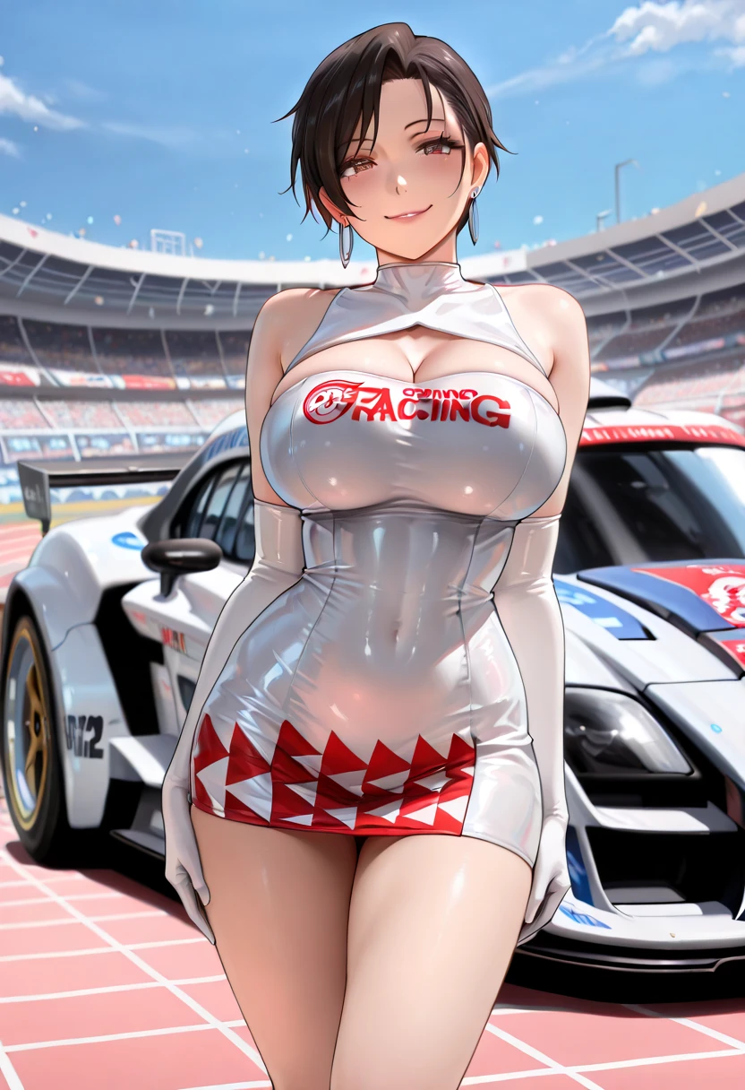 elegant,Full color high quality Super huge breasts woman naked Updo She is tied up and put on a go-kart with her legs spread, exposing her huge tits ロープで全身を縛られた全nakedでオッパイが物凄く大きな婦人警官女 Super busty woman with huge nipples Exposed huge boobs Erect nipples Pussy headset Police hat Ahegao Black Stockings Big Ass