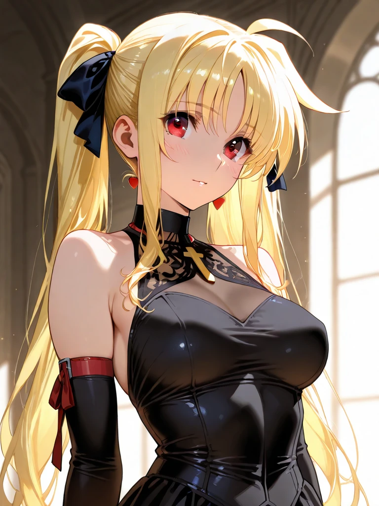 最high quality、Best image quality、masterpiece、girl((Age 25、 By becoming、Best Bust、Medium Bust,Wide open breast tea、Red glowing eyes,Blonde、Red Mesh、Disheveled Hair、Lointail、thin,The highest valley、Open chest、Luminous Wristbands、hair ornaments、Show the whole body,Black tank top、Red Bandana、Shortuscular、revolver、scar、Military Cap、Shooting Pose、Full body scar、Fighting Pose)),high quality、Beautiful art、background((Photography room))、Flight、Flying debris、Written boundary depth、movie、Visual Arts、Perfect art、8K,Genuine,