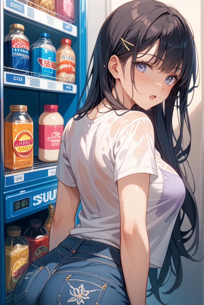 (4K, 8k, 32K, Ultra HD、so beautiful、masterpiece,Highest quality,、2 women,Heterosexual),(Petite Girls), Hugging a girl;Waist,a man approaches a girl(A girl with wheat-colored skin,Sweatまみれで服を着ていない笑顔の),、Camel Toe、Giant tit、Nipple Puffs、Cleavage、Plump、Super big breasts、Super big butt、bubble butt
Accurate human body、Knowledgeable person、Correct five-finger、
(Oilskin,Glowing Skin、Realistic skin texture、Beautiful skin in every detail)、
Written boundary depth, Focus on the center, Beautiful Eyes, Perfect face and eyes、
high school girl 、(Slender body:1.2, KogyaruJK, high school girl uniform)、((blush、vapor, Sweat)), 1、Kogyaru, short、Slender body、
came to buy contraceptives、White register before、a box of contraceptives on the desk、Waiting in line at the register、(Standing shyly:1.2, blush and bow)、((Big Breasts))、Big cleavage、
convenience store、Looking down,Detailed Background、A person who writes in detail、Late-night Japanese convenience stores、