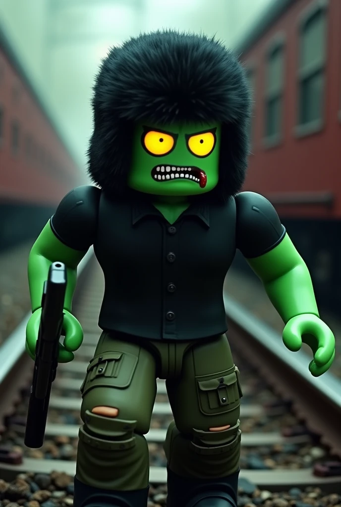 kenny as hulk, city background <lora:SouthPark3D1024-000315:0.8>