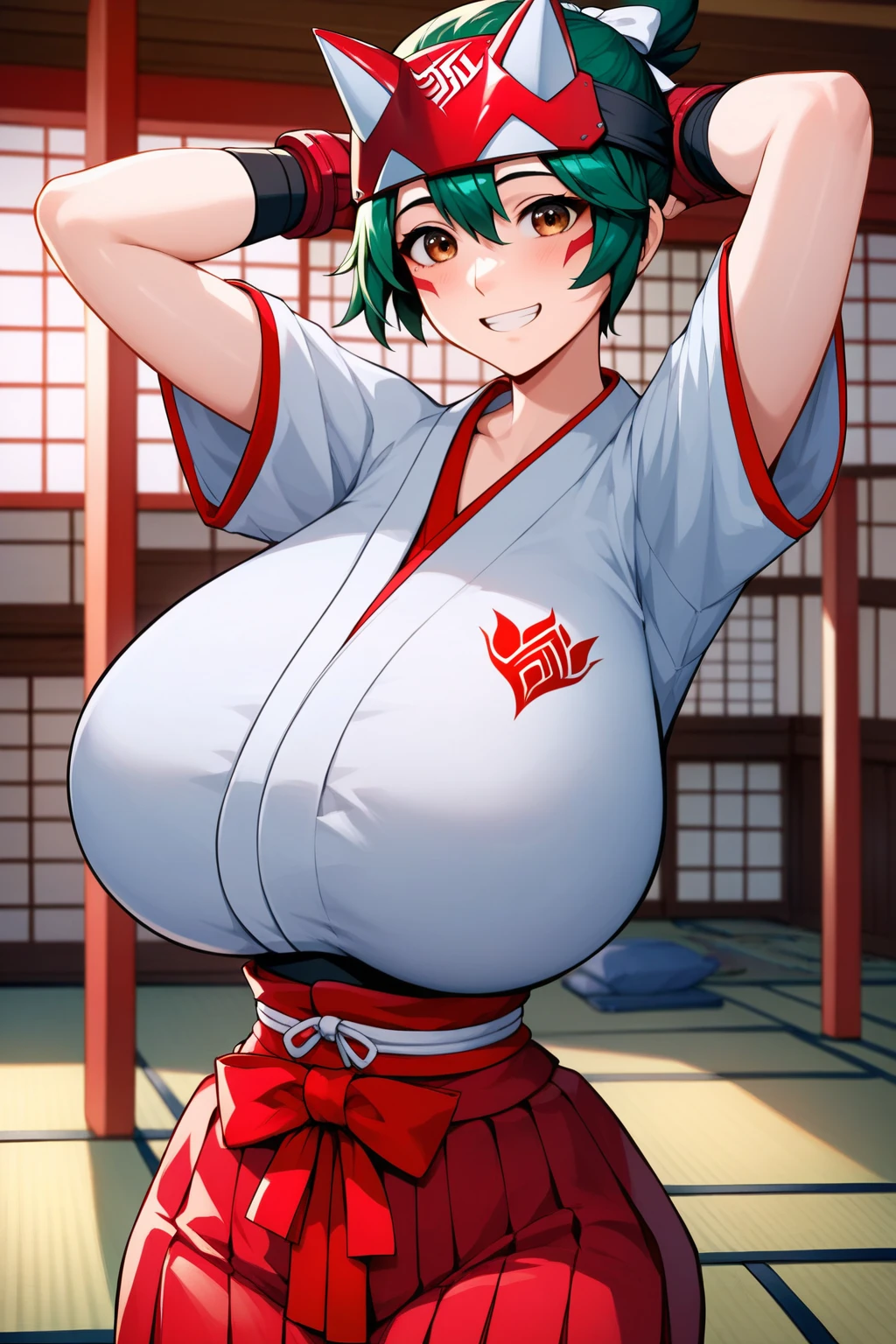 (masterpiece, bestquality, ultra-detailed, 8K high resolution, artstation on trending, Detailed Design), (safe for younger audiences, safe for children, safe for kids, safe for work, safe for public),
wind,
(flat design, ligne claire,, photorealistic, anime screencap:1.5),
(1girl, fullbody, looking at viewer, front view), (standing contrapposto pose, spread legs, Hands on hips),
(white background:1.5),
impossible clothes, extremely gigantic saggy breasts, impossible gigantic puffy nipples, (covered nipples, nipple molds:1.5), cool girl, fantasy samurai costumes, skinny