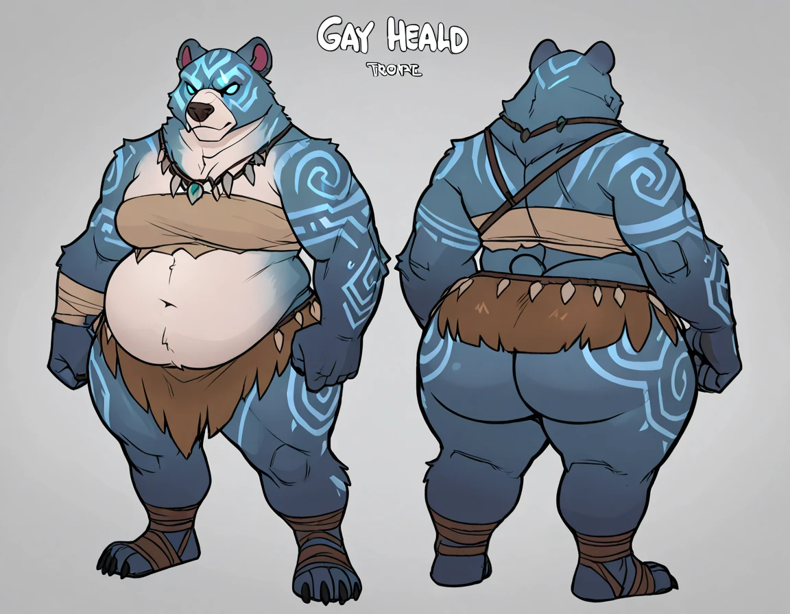 Male character design, detailed full body concept art, detailed character art, full character design, character model sheet submission, detailed character design, full body character design, ((Character design sheet, same character, forehead, side, back)) Character design, horse man, overly muscular, bulging veins, sexy expression, blue eyes, furry, huge biceps, bare back, wearing underwear.
