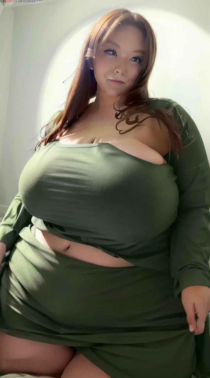 Buxom plus-size voluptous curvaceous naked Japan woman i
(((masterpiece))), ((top-quality)), ((intricate detailes)), (((hyper realisitic)), Absurd resolution, A MILF, A MILF, Near and far law, ighly detailed, Realistic, 1girl in, ((Colossal )), perfect hand, Detailed finger, beatiful detailed eyes, shorth hair, Black eyes, tight skirts, 细致背景,perfect eyes, mesmerizing eyes, Look at viewers, from the front side、Photograph the whole body、A smile、Green V-neck sweater in knit material、Knitted dresses、thighs thighs thighs thighs、fishnet tights