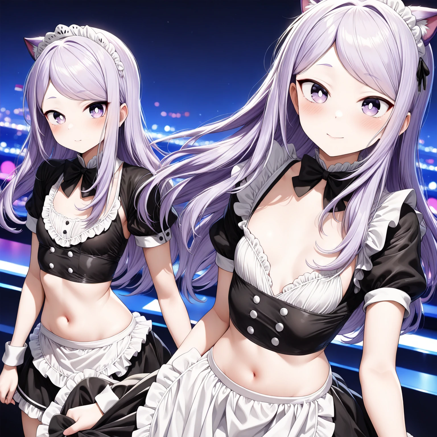 (top-quality), (hightquality), (​masterpiece),grnades breasts、Ruffled bra、be shy、one girls、Nekomata porridge、独奏、 Hair above one eye, , white thighhig, Wet,perspiring,Embarrassing,8K,high-level image quality,Show cleavage,Cinematographic lighting,Beautiful fingers,Well-formed fingers,Sony FE GM,kawaii,Eye of the Heart,embarrassed from,Navel out、perspiring、Wet、爆乳、de pele branca、bright hair、with blush cheeks、Crystal clear white skin、Shining eyes、colored contact lenses、anime styled、motion line、Sparkling eyes、爆乳、taut breasts、Drooping sweat、shinny hair、ripped clothing、Show cleavage、Starry Eyes、droolng、Black stockings、perspiring、a bed、on the beds、hi-school girl、School Uniforms、underpants、skirt by the