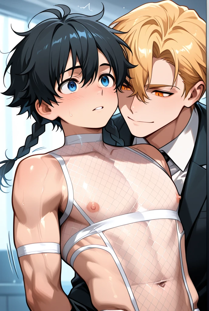 ,a father(he had been brainwashing by his secondson , crossdressing , bride of his secondson, wear sexy lingerie,has first night sex with his secondson ,)
