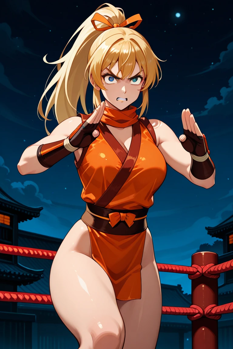 Tsunade in naruto, (solo),(Flirting gestures),(Enticing expressions),(complete naked),A MILF, trending on artstationh, intricate face details,Curvy physique, ((Thick body)),vibrant, 4K, 12k resolution,Forehead