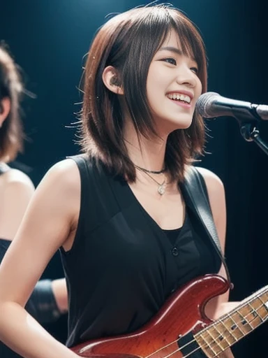 Japanese、actresuscular、arm muscle emphasis、emphasize the chest、sexy、Around 100%、