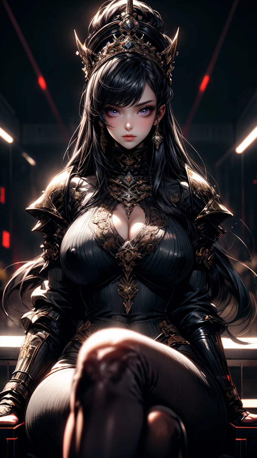 1 girl,(((selena Gomez:Emma Watson:0.8))) 35 years old, Beautiful photorealistic Prestige KDA all out Ahri from League of Legends blushing, string bikini armor, Shibari, blindfold, electric chair, major cleavage, breast indentation, Ahri inside a Runeterra prison, slave collar, chain around her neck, roleplay bdsm, high fantasy, gravure, lewd, busty, highly detailed, 8k, high resolution, solo, big juicy lips, thick juicy thighs, makeup, large shiny breasts, gloves, looking at viewer, photorealistic, Cinema 4D, octane render, innovative, sexy, curvy but slender, mystical aura, smokey mist around Ahri, illuminati style, use advanced machine learning to create the perfect succubus waifu Ahri alone sitting in an electric chair, exposed camel toe, vice magazine photography style, trending on Pixiv, trending on civitai, perfect composition, sfw, professional quality, unreal engine