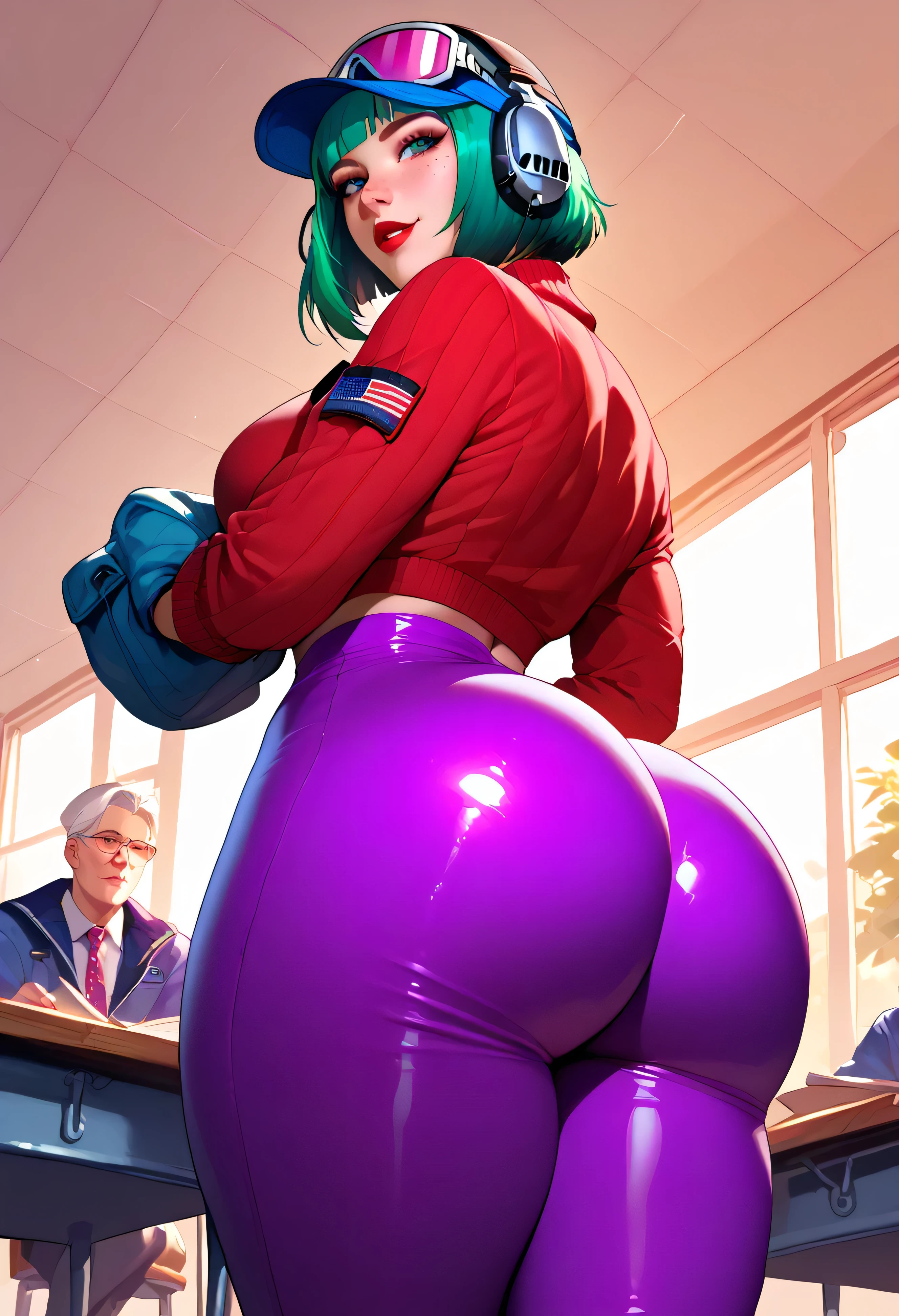 ((my little pony)), solo, ((seductive costume)), beautiful body, ((before sex)), high detailed, 4K, (perky butt), behind view, ((short strapless dress)), beautiful medium-large breasts, (((shining armor))), (all cosmetic), ((wide big fishnet)), ((tights)), (((tight white panties))), (((english hot writings with autographes from lot of partners on the butt:1.4))), ((hearts tattoo on spine))