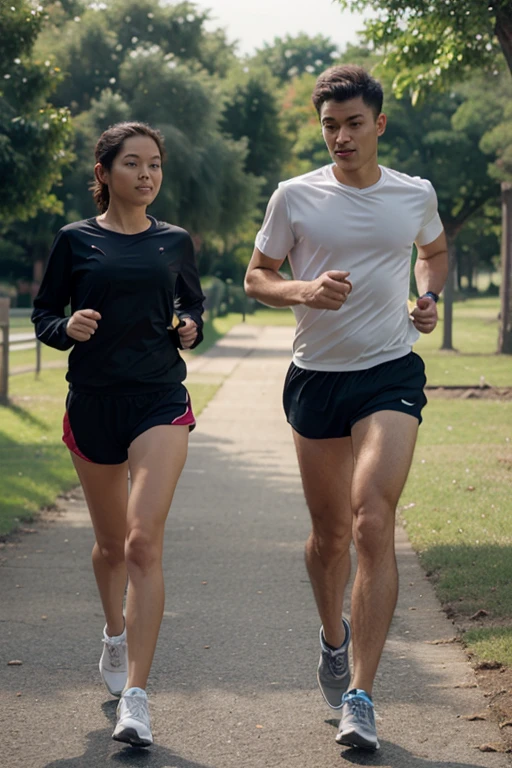 youth jogging