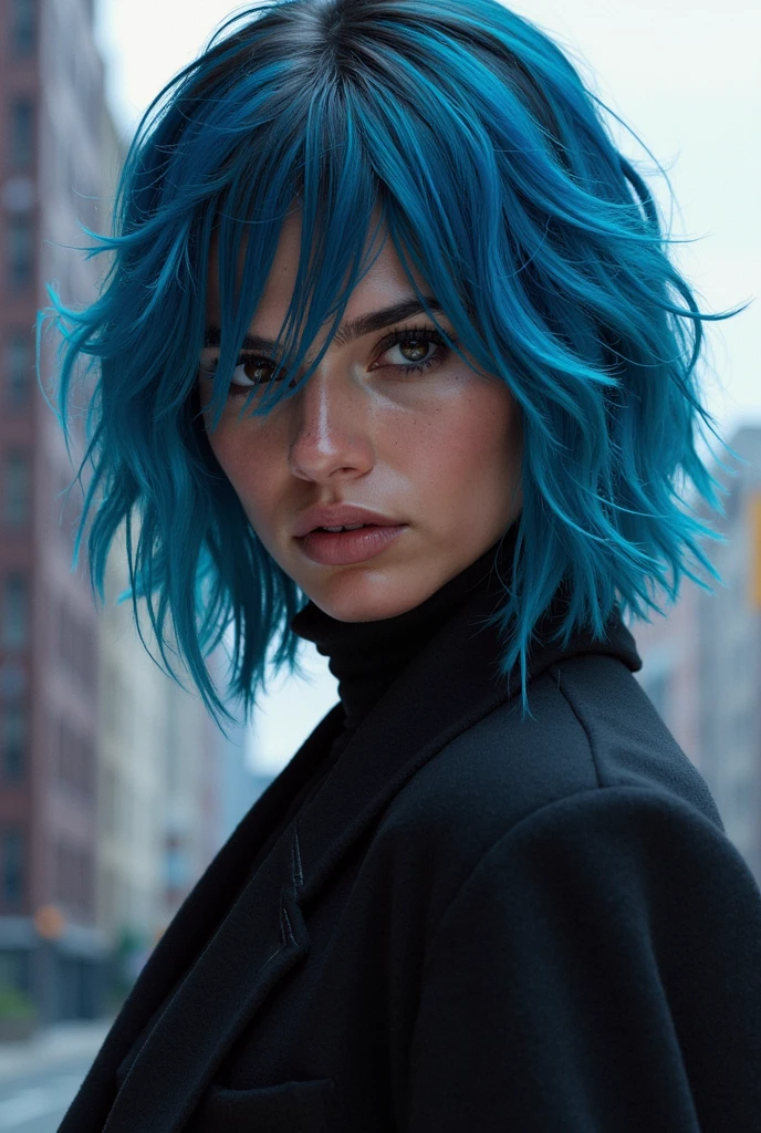 photo of beautiful (n0te4sy-125:0.99), a woman in a (movie premiere gala:1.1), perfect colorful hair, wearing Royal Blue (sweatshirt:1.1), ((2K Animecore:1.1)), (smiling), (hoop earrings), (piercings), (necklace), modelshoot style, (extremely detailed CG unity 8k wallpaper), professional majestic (photography by cindy sherman:1.1), (Sony a7R IV Mirrorless Camera), 24mm, exposure blend, hdr, faded, extremely intricate, High (Detail:1.1), Sharp focus, dramatic, soft cinematic light, (looking at viewer), (detailed pupils), (upper body), 4k textures, elegant, ((((cinematic look)))), soothing tones, insane details, hyperdetailed, low contrast