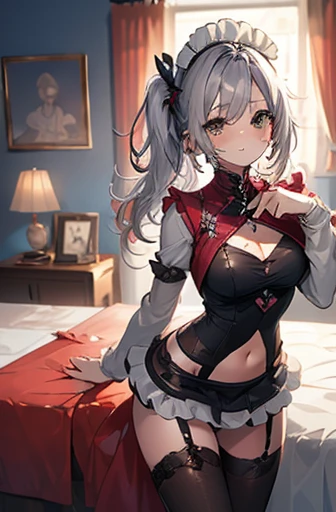 best qualtiy, 超高分辨率, (realisticlying:1.4), 1girll, Off-shoulder white shirt, Black tight skirt, a black choker, (Faded gray gray messy bun:1), faded ash-gray hair, (big cleavage breasts:1.2), looking at viewert, closeup cleavage,
,see-through transparent clothes,lace panty,White skin, Beautiful long legs,Raised sexy,,seductiv,succubi,white under lingerie,Bare waist and back,Transparent texture,Reallightandshadow,Petting the,Cocked buttocks,disturb,long leges((long leges))Long legs,Spread your legs,pubes,haar,,Stick out your tongue,blue surcoat,Lingerie transparent,Superskirt,pajamas,Transparent packaging