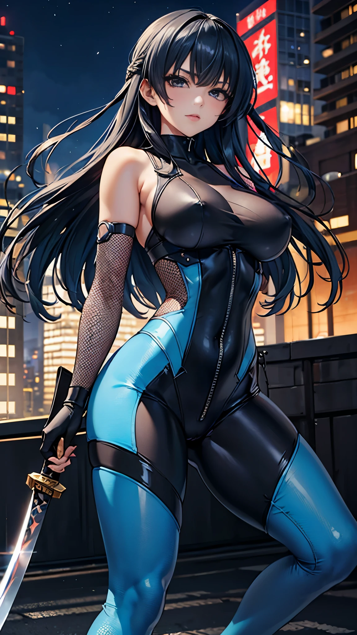 A superheroine wearing skimpy outfit, sleeveless, long hair, flying, wielding daggers, no cape, no mask, dynamic pose, 3d, (8k), detailed texture,(hyperdetailed), (photo realistic), cinematic light, cinematic action, highly detailed, realistic, Isometric, full body, in frame, driven expression, dark theme, (extremely detailed eyes), detailed symmetric realistic face, extremely detailed natural texture, masterpiece, extremely detailed, amazing, fine detail, rich colors, hyper realistic lifelike texture, dramatic lighting, unreal engine, trending on art station, photo realistic, RAW photo, high quality, high res, sharp focus, extremely detailed, cinematic lighting, 8k, high definition, cinematic, neoprene, unreal engine 5, ultra sharp focus