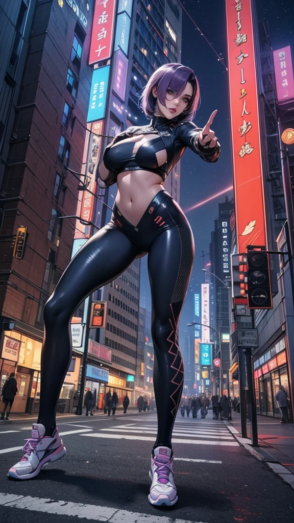 sporty girl,(((1girl))),((girl with surfboard)),

(large breasts:1.4),saggy breasts,(((ear fins:1.5))),(glowing eyes),(((green_eyes:1.2))),(((black sclera:1.5))),symmetrical eyes,((fat)),(((lustrous skin:1.5,bright skin: 1.5,skin tanned,shiny skin,very shiny skin,shiny body,plastic glitter skin,exaggerated shiny skin,illuminated skin, wet legs))),(spider lower abdomen,narrow waist,wide hip,athletic body,inflated legs, thick thighs,detailed body,(detailed face)),((Surfer hairstyle, Persian blue hair,blue hair,long braids on the hair,turquoise highlights hair)), dark brown skin,

cute,slutty,seductive,erotic,((nsfw)),

((blue surfer suit)),((surfboard:1.5)),(cleavage),((Surf Uniforms)),((wet clothes,intricate outfit,intricate clothes)),

(dynamic pose:1.0),embarrassed,(centered,scale to fit dimensions,Rule of thirds),

((cyberpunk city by the ocean at night, with bright neon signs and dark stormy clouds and puddles, scenery:1.25)),

artistic photography,(photography taken by sldr),highres, sharp focus,(ultra detailed, extremely detailed), (photorealistic artwork:1.37),(extremely detailed CG unity 8k wallpaper),((synthwave background theme)),(((vibrant colors))),intricate,(intricate background),(masterpiece),(best quality),perfect rendered face,perfect face details,realistic face,photo realistic,analog style,((intricate detail)),(((realism))),

