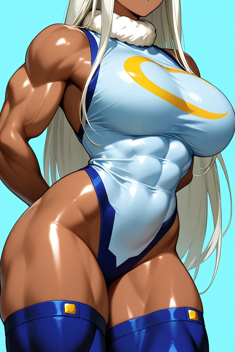 A close-up shot of a youthful, athlete standing confidently on the edge of frame, (her bare sweaty feet and toes splayed as if daring the viewer to look away:1). The camera's gaze is drawn upward by her smug expression, which contrasts with the stunning display of her muscular physique, ((((((accentuated by the gris swimsuit her toned fit tan muscular Loliy like a second skin absurdly strong squishing her skin:1.4)))))). (Her pronounced absurd most bulk fit abs side abs and strong heavy absurdly ab lines are the focal point, radiating an aura of unapologetic strength and sass:1.4).,lolii (hiny Loli athletiscular strongest bulk muscle toned physical pronounced insane powerful supermassive hypermuscular oversized super tight strong body structure bursting:1.4),Aestheticc Meme,gr1ssw1, (hypermuscular bulk muscled abs Sixpack cameltoe tight ripped body sides huge pronounced muscular abs pelvis under boob erect hard les s shredded p toned ab lines muscular booty butt extra thick thighs hips extly narrow tight muscular micro waist stunning incredible side abs muscle tone really close-up view on cameltoe:1.4)