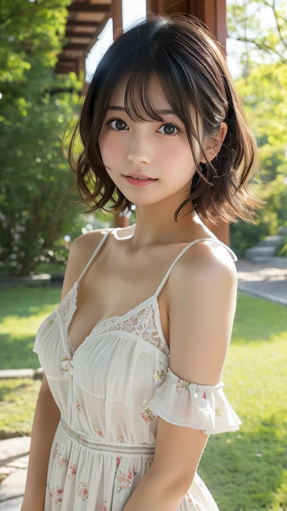 (((32k,High detail,High Detail、masterpiece,Attention to detail,Whole Body Ezbian,solo))),RAW Photos & Realistic atmosphere,美しいdark brown eyes,Mouth details,Glossy Lips,Fine eyebrows,With soft white skin that shines in every detail、Detailed eyes、dark brown eyes,Very beautiful eyes,Detailed lips、Very beautiful face,Very well-formed face、A vivid face,Beautiful, shining lips, Realistic Young Gravure Idol, Young Sensual Gravure Idol, Young Gravure Idol,masterpiece, high-quaiity,(Correct Anatomy),Raw Photos, Photorealistic、Cute face,(Well-proportioned face:1.5),High resolution,Super detailed,Fine details,Very detailed,very realistic eyes and face,Embarrassed face,(Realistic Humans),Sharp Focus,natural light,day light,high quality,((Japanese))、Cute Korean idol style,Black Hair,(White off-shoulder),(micro mini dress),button down,unbutton,The bottom three buttons are undone,upskirt,The front of the body is facing the camera,the body foward to camera,Beautiful alley,Crouching in the alley、((spread legs wide)),((girl's panty)),no under hair,(14years old),(),(girl),short cut,Short Hair,(spread knees),(Knees wide apart),Her underwear is visible between her spread legs,looking at the camera、Narrow waist、natural light,day light,high quality,flat chest