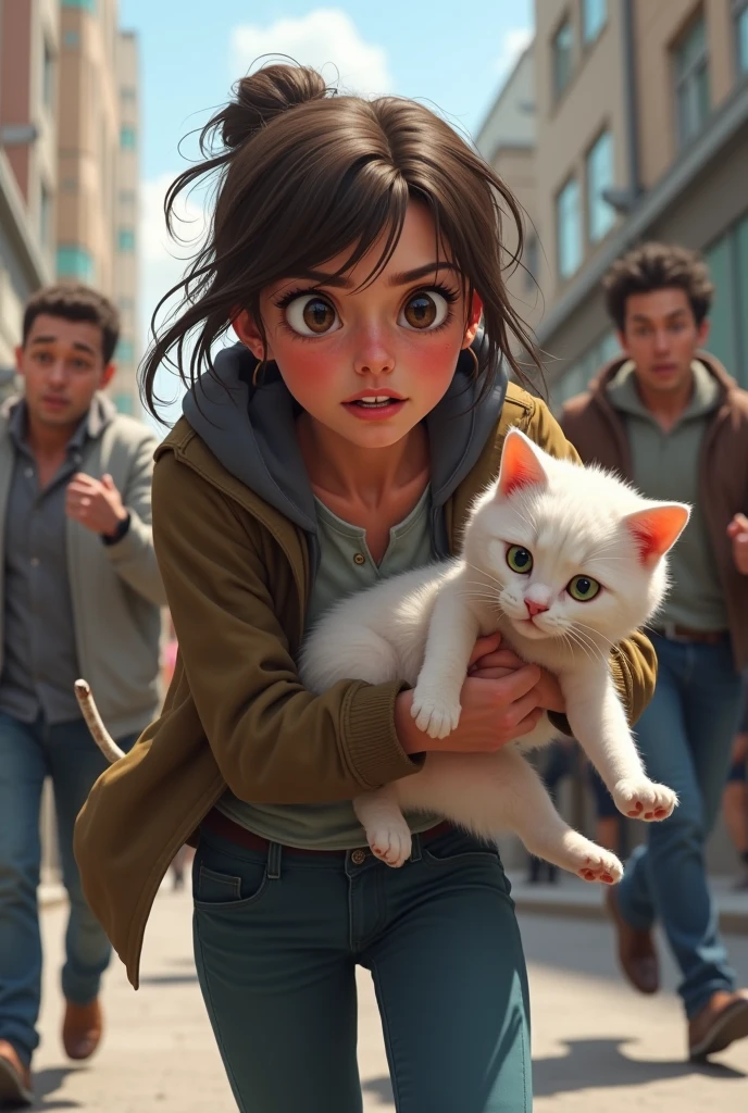 masterpiece, best quality, (Very detailed CG unified 8k wallpaper) (best quality), (Best Illustration), (best shade),Ray tracing,2man,two men,Handsome,Sunlight,Sunlight快乐大男孩,pink,pink atmosphere,Charm Pink,nine-tailed fox,Daji,粉色nine-tailed fox,Pink fox