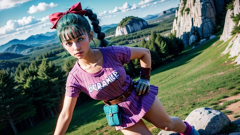 Female 1、Wild cute beautiful girl、20yr old、(Sporty fashion)、(muscular body type)、(Muscular legs)、Walking on the road、(((Hitchhiking across America)))、Beautiful face, eyes and skin with exquisite detail、fine black hair、(Sweaty glowing skin)、(cleavage of the breast)、Ponytail Baseball Cap、(Smile at the camera)、(skin tanned)、profetional lighting、BREAK、(realisitic、Photorealsitic:1.37)、8K、(((Take a break in a desert oasis)))、(((Hitchhiking in one backpack)))、(masterpiece)、(top-quality:1.4)、 (超A high resolution:1.2)、(Raw photography:1.2)、perfect anatomia、4 fingers and 1 thumb、Ultra detailed backgrounds、(Wallpapers by Unity 8K)