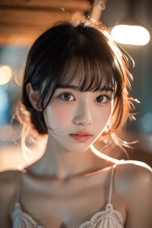 (masterpiece:1.3), high resolution, ultra detailed, extremely detailed CG unity 8k wallpaper, realistic, photo-realistic, RAW photo, beautiful detailed face, pale skin, realistic glistening skin, detailed cloth texture, detailed hair texture, Perfect body, Beautiful Face, accurate, Anatomically correct, Highly detailed face and skin texture, natural neck length, (beautiful hands), (fair skin:1.1), (well-aligned teeth:1.1), (Sweaty skin:1.2), baby face,
BREAK, 
Detailed eyes, symmetric eyes, Light Brown eyes, Double eyelids, Thin eyebrows, (Glossy lips:1.4), ((A face with waiting for a kiss:1.2)), (blush:1.1), (A sparkling small hair accessory:1.1), 
BREAK, 
(A classy and Cute woman1.3), (nude, nsfw, nipple, navel:1.2), 
BREAK, 
medium large breasts, slender figure, firm abs, 
((updo hairstyle, Dark blonde hair, wavy hair, long hair, asymmetric bangs:1.2)),  (cowboy shot:1.2), (looking at viewer), From above, 
BREAK, 
((Sitting side by side on the backseat of a flying helicopter)), (((A view of Tokyo outside the window at Night:1.3))),