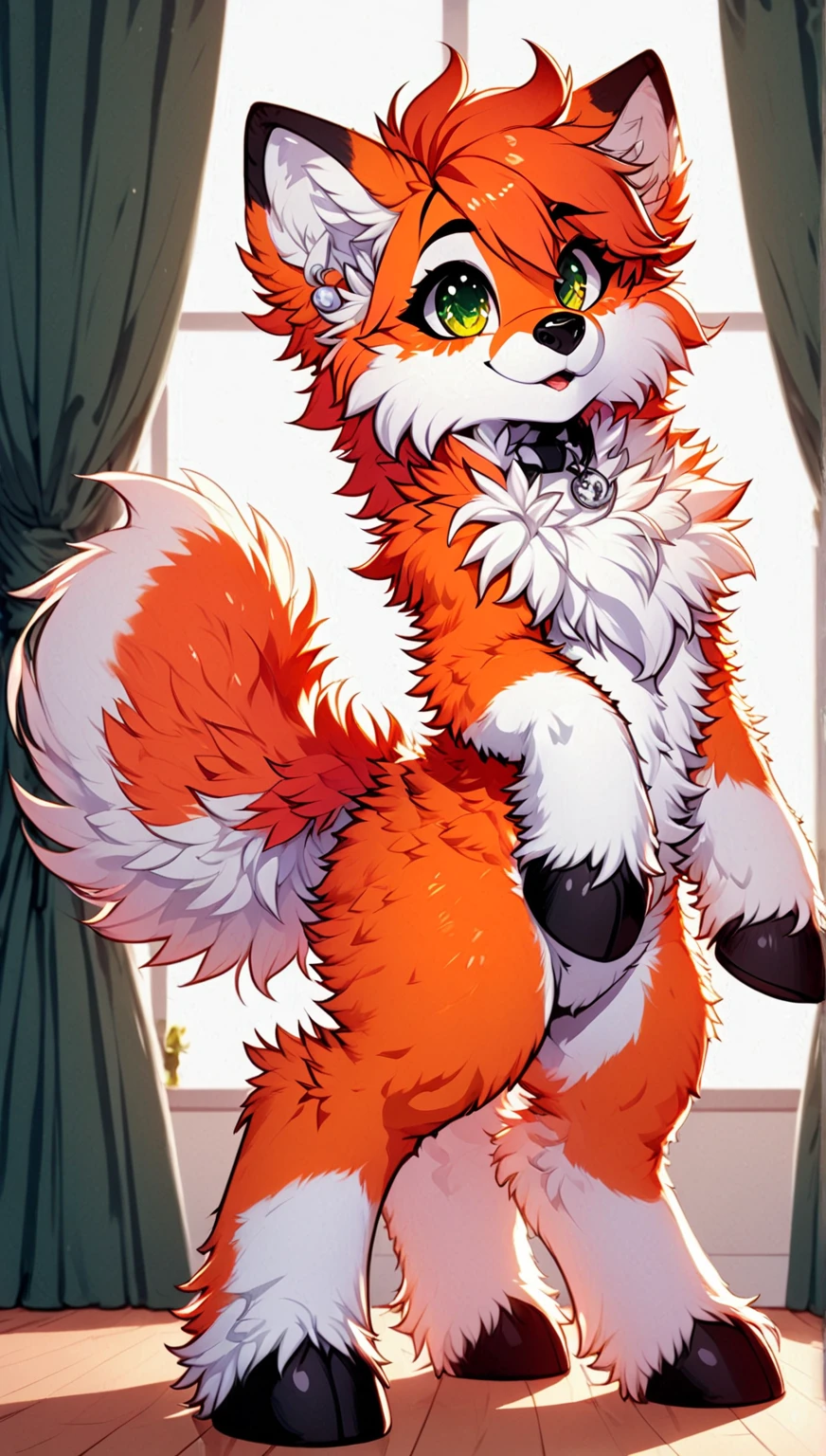 1male, (Miles Tails Prower( solo, male, cute) and (blue eyes) and (insane detailed fur, sexy eyes), (pose:1.posing:1.3), detailed hands, 5 fingers, ((detailed face, (detailed eyes:1.0), detailed)))(high detail, film photography, soft focus, soft shading, photo realism, realistic, photo realistic, hyper realism, analog style, subsurface scattering, masterpiece, best quality, ultra realistic, 8k), portrait, night, light, bedroom, lewd, dancing, nude, furry crotch, genitals, penis and balls, (((sweaty body))), (((white cum streaks all over body))), nsfw, soft belly, pot belly, very large belly, belly rub, belly kissed, arched back, outie navel, (((2 white tipped fluffy tails))), (((surrounded by various animal characters all touching Miles Tails Prower's body))), by Canson, by Lapatte, by thesecretcave, by fluff kevlar, by narse, by red rusker, by zaush.