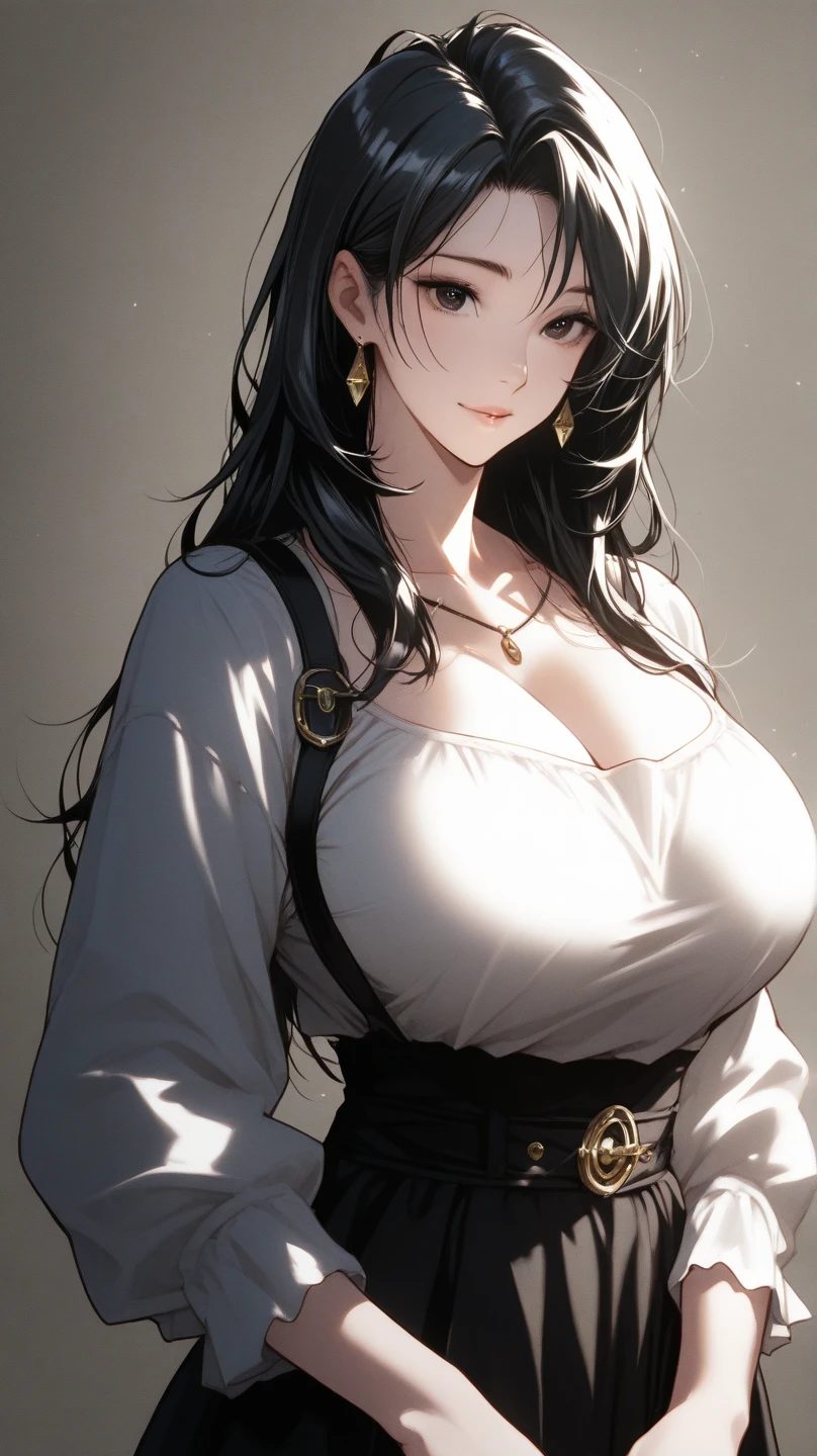 (masterpiece, best quality, detailed illustration, high resolution), ((1girl, solo)), ((huge breasts, large breasts, slim waist, long legs, fit body, toned body)), ((brunette hair)), ((casual clothes)), ((full body, closeup view)), ((standing)), ((looking at the viewer, facing the viewer)), office setting, ((fair skin)), oiled skin, ((large breasts, mature woman, mature female, mature lady)), ((straight hair)), (detailed eyes), ((standing)),