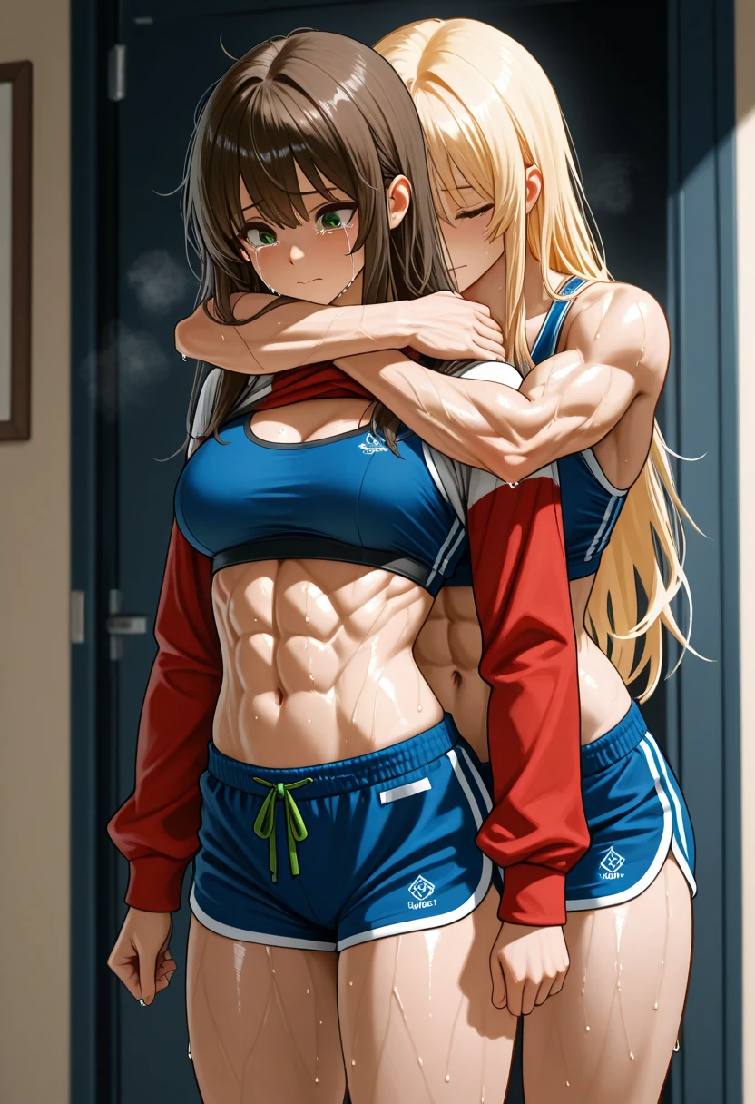 8k,Light brown mohawk hair,胸の大きなso beautifulなオランダ人の女性, Big and ample breasts,Big smile,so beautiful(Like the real thing)Black and red sporty outfit,Black and red sporty pants, sexy,deviantart artstation cgscosiety, 3DレンダリングCharacter Art, Trending on Artstation 8k, Trending on artstation hd, Adventure Hyper Real Rendering, Perfect body with realistic shading, Photorealistic perfect body, Ultra-high resolution,Ultra-high resolution,Surreal,Fantasy art,Character Art,high quality,sexy,Strongly defined abdominal muscles,Muscular and slim body,Muscular and lean lower body,Rich colors, Backlight, Cinema Lighting, Film Grain, to be born, 50mm lens, Nikon D850,compensate,View your viewers,Lean and muscular lower body,Muscular Beauty,Bodybuilder,Makeup,Big smile,Uplifting,
