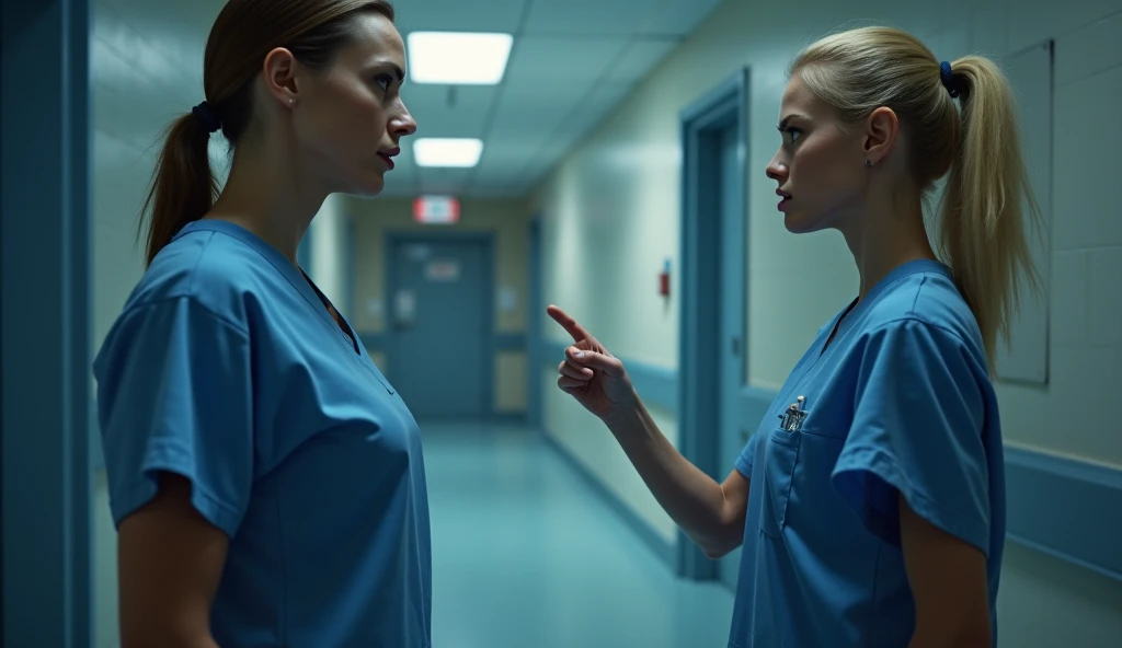 Female nurse and male doctors  fight to ecahother for patient animated photo 8 k