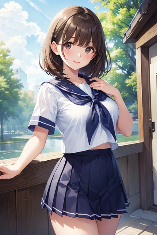 anegasaki nene、Shiny brown hair, short hair, (Beautiful brown eyes、Sparkling eyes, Fine grain)、smile、Ultra-detailed eyes、Highly detailed face, Highly detailed eyes,


Girl Standing In Schoolyard, Cumulonimbus clouds floating in the summer sky, (School Swimsuit:1.1), 13 years old, (Very slim:1.4), Thin thighs, knees, Brown eyes, 低い位置に結んだshort hair