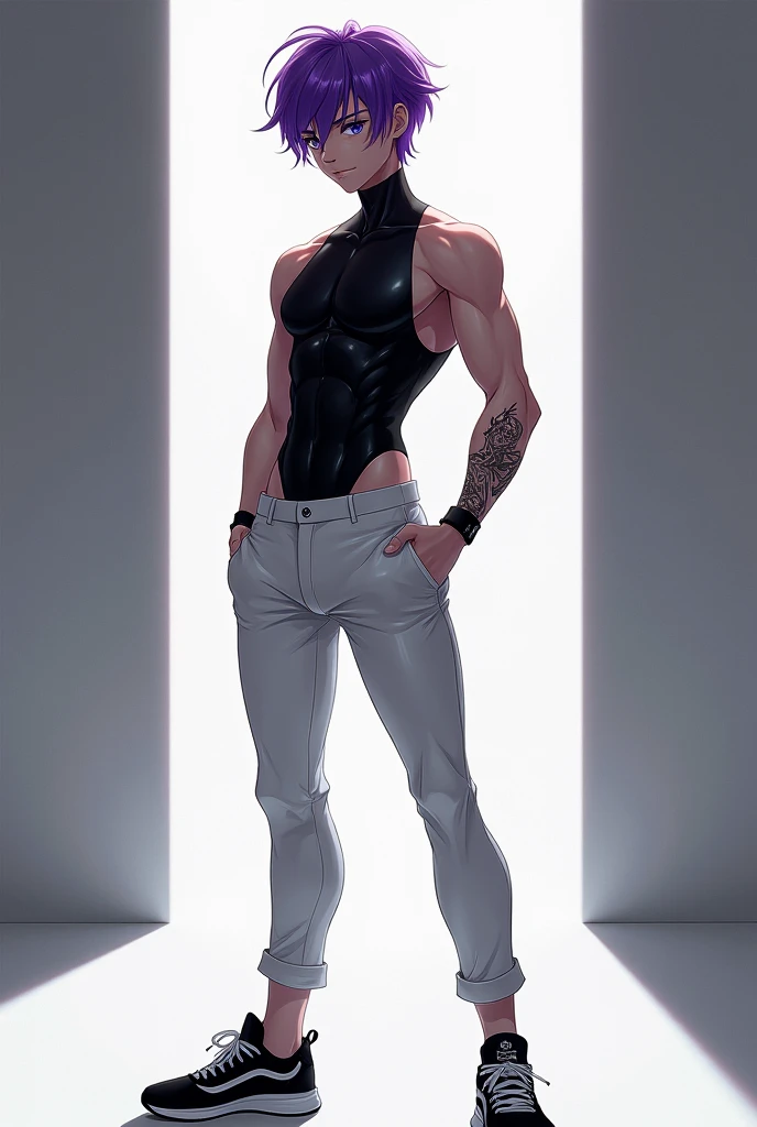 masterpiece, ultra detailed, 8K Portrait, Raw photo, man's portrait photography, full body, Highly detailed face, ((Fantasy)), 1 man, (((Bald))), Shiny head, (((((albino))))), (((skin as white as porcelain))), ((narrow eyes)), (blue eye shadow)), (((purple lips))), ((blush)), ((pig nose)), muscle body, (((Shiny body))), (((shirtless))), loincloth, (((leather boots))), ((fidgeting posing)), Midday Sun, Hyper realistic, Strong body, in the medieval european style red light district, outdoor, Ambient lighting, Shadow details , Camera focus on face, strong breeze, Light fog