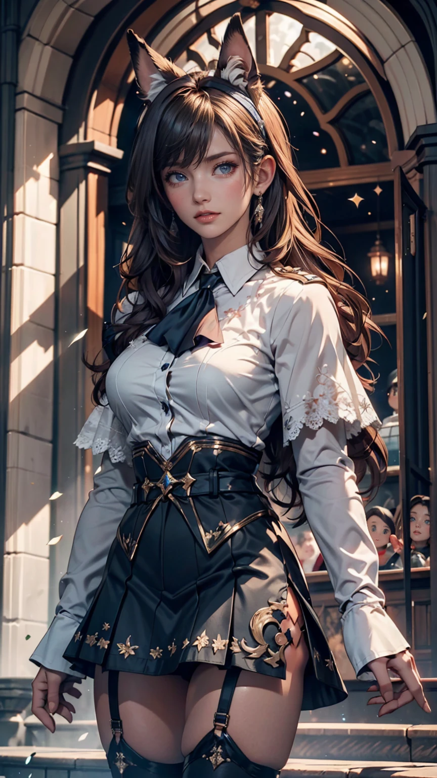 ((masterpiece, best quality, ultra-detailed, high resolution, extremely detailed CG, super detailed, Most beautiful clean lighting)), 1girl, , 10 years old, cute girl, pretty face, smile, white skin, Beautiful black long hair, black eyes, kawaii, full body, nsfw,