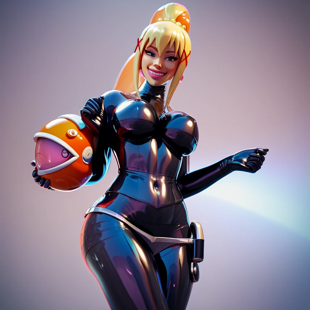 "Masterpiece, high quality, detailed, high resolution, 4k, 8k, realistic skin texture, amazing shadows, perfect lighting, hyper-realistic." Magik in sensual poses, yellow and black leather superhero costume.