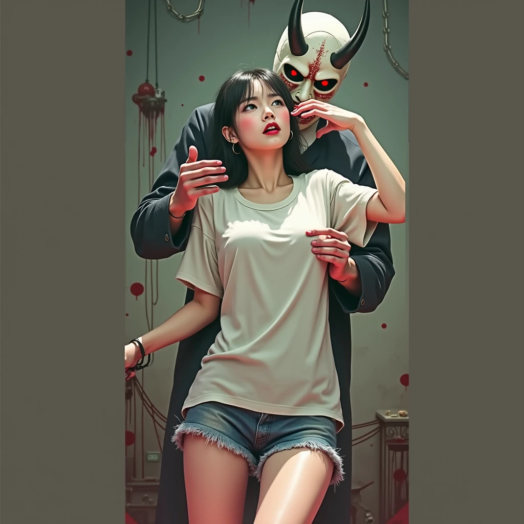 1 beautiful girl,lace top,leggings,sit astride a pile of skeletons,holding a sausage with juice squeezed out,smile. cbt, sausage bondage,sausage insertion,Sexy, trampling sausage with foot, comic storyboard:2, femdom,sounding,cbt,hold,smile,colorful, thin gap,cameltoe,insertion,trembling,juice,spray, Long hair, Shiny , saliva ,sex toy,slave, captive male, Mucus,anatomical correct:2,(masterpiece, best quality:1.2)