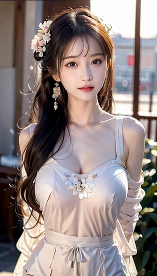 masterpiece, highest quality, (Realistic, photo-Realistic:1.37), 8k, Very delicate and beautiful, wonderful, In detail, Official Art, Absurd, incredibly Absurd, Large file size, Very detailedな, Very detailed, Beautiful detailed girl, One girl, (Perfect female figure), whole body, Middle chest,