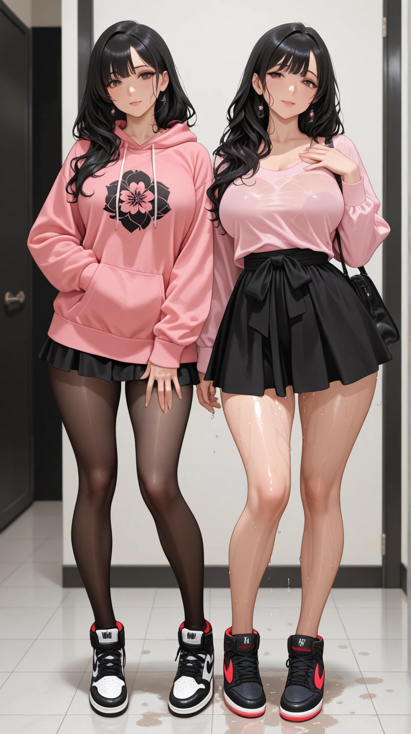 (((masterpiece))), ((best quality)), ((intricate detailed)), ((Hyperrealistic)), absurd res, milf, mature woman, perspective, highly detailed, illustration, (big breasts)
Capture the essence of romanticism with a manga-inspired illustration of three graceful women, exuding elegance and intimacy. Soft pastel tones highlight their beautiful features, while flowing garments and delicate lace details add a touch of sensuality. (pink_pantyhose:1.3)
hoodie, (Walk-In Closet:1.3),
<lora:REALOilpantyhose:0.6> <hypernet:pantyhoseG8ProtogenV22Anime:0.6>