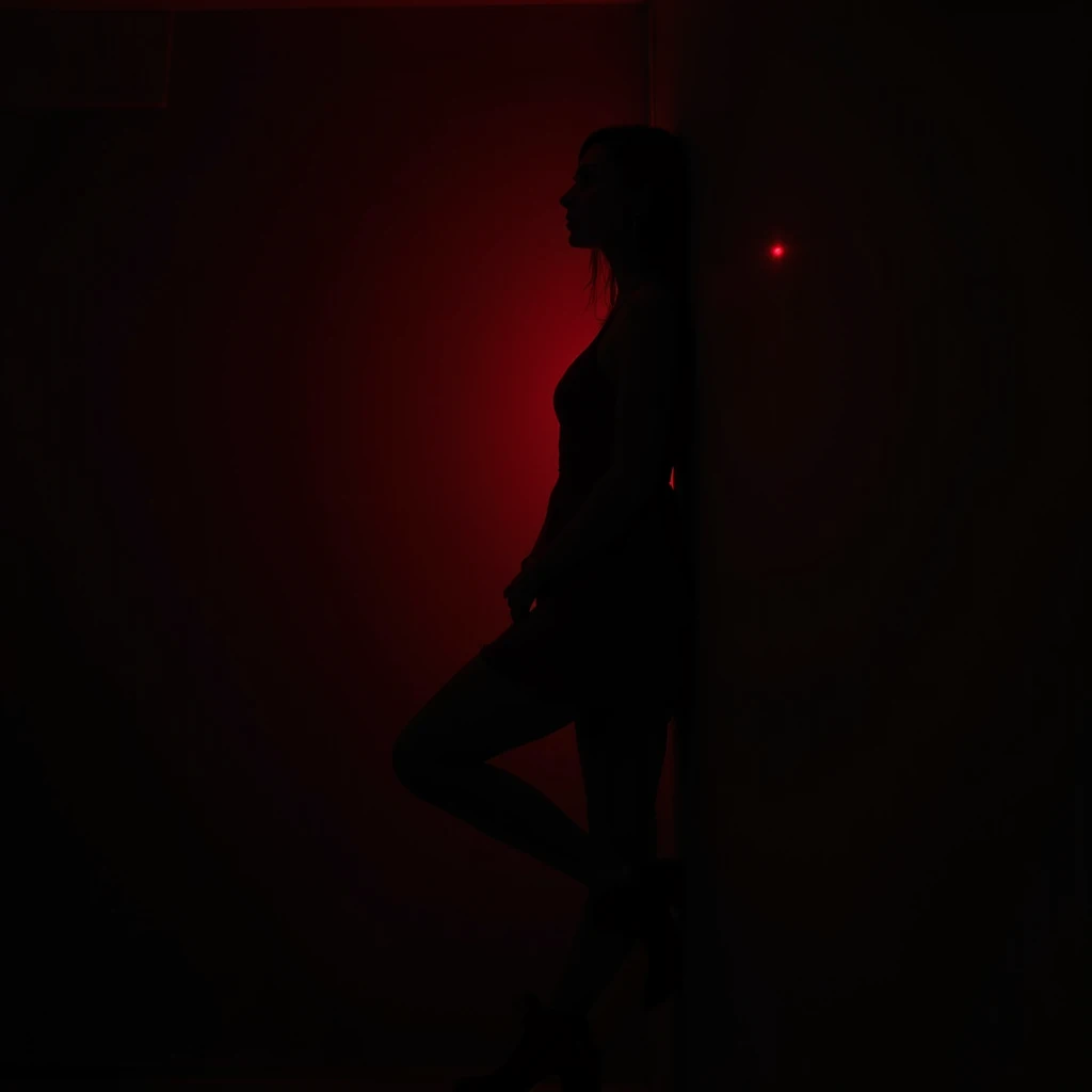 1 caucasion girl, 18 years old, (shy), slim ((nude)) body, standing, thick thighs,
indoors, professional soft lighting, dark theme, cinematic, medium breasts, neon light,upper body shot