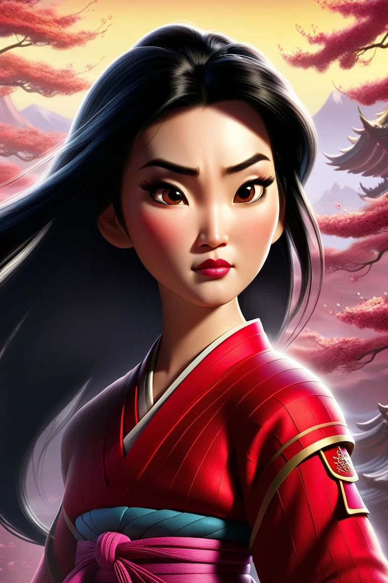 A witchy Asian spirit, Malaysian woman, age 25, ankle length hair, corrupt billowing silken robes (intricate evil embroidery, dragon motif) with blood red trim (very sexy and revealing but still enough is covered to be SFW) , glowing eyes, and a unholy aura, she is laughing cruelly, she floats above a corrupt magic circle in a medieval European village, black serpentine Asian drakes slither around the edges of the scene(almost out of sight, almost out of reach). (best quality, 4k, highres, masterpiece:1.2), ultra-detailed, (realistic, photorealistic, photo-realistic:1.37), HDR, UHD, studio lighting, ultra-fine painting, sharp focus, physically-based rendering, extreme detail description, professional, vivid colors, bokeh, portraits, landscape, horror, anime, sci-fi, photography, concept artists, vibrant colors, soft lighting. Set in a medieval European village

