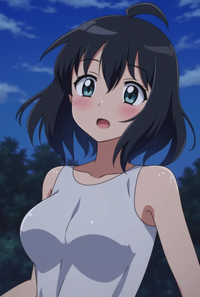 (((night: 1.3))), high quality, (((8K, RAW, highest quality, real: 1.5))), ultra high quality, high resolution, highest quality, perfect face, perfect limbs, perfect fingers, high resolution, (rear view)),,((opening his arms, asking for a hug)),(((rear view composition))), (((focus on waist and lower body: 1.4))), (((bare skin 1.3))), (((nude 1.3))), (((medium bust: 1.3))), (wet), (smooth), (water splashes: 1.1), (flowing hair: 1.2), (background with burning torches), (((background with colorful tropical flowers and trees))), (((background of a garden at a first-class resort hotel))), (( (Full hotel garden background: 1.5))), (((Beds arranged in the garden))), 1 girl, (((Embarrassed expression: 1.5))), (((Blushing face: 1.5))), --(Jet black hair, bangs), Standing, Miniature human hand, Cartoon style, Perfect anatomy, Perfect proportions, Evening, Nice lighting, Bright colors, Clean lines, Information, Blurred, Stunning expression, Unsettled emotion, Gorgeous, cute, detailed beautiful face and eyes, (masterpiece) beautiful face, young handsome girl, realistic and perfect skin, bokeh, stunning facial expression, restless emotion, gorgeous, cute, detailed beautiful face and eyes, (Audrey Hepburn), (17 years old), Blake, detailed cleavage beautiful skin, (cute type), (J-pop idol), (thighs, (depth of field), (depth of field), soft light, sparkling lens gaze, (droopy eyes), straight teeth, shy smile, floating hair, Blake's movie scene, cinematic full color, 4K, 8K, 16K ethnic, raw photo, must see, professional color grade, professional photo, soft and clean focus, realistic lighting and shading, (very delicate and beautiful artistic) 1.3), elegant active angle, beautiful eyes, princess eyes, (not big eyes 1.3), (slim 1.1),